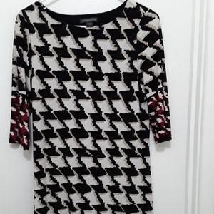 Knee length multi colored dress